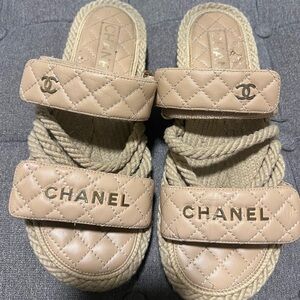 Chanel rope sandals
